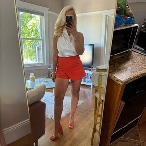 Orange Zara skort